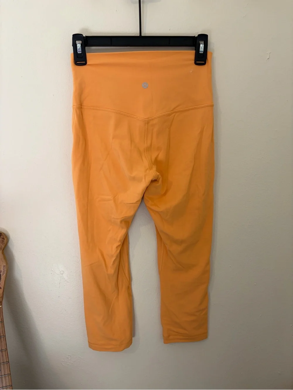 lululemon athletica Orange Cropped High-Rise Leggings